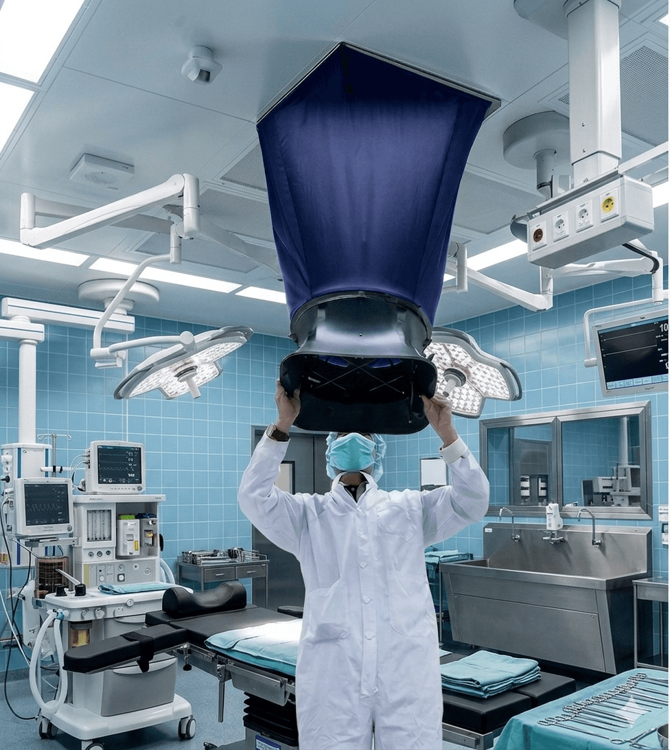 Pruebas de funcionamiento en quirófanos hospitalarios